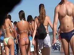 Irresistible teen mom creampie anales of two girls at a beach