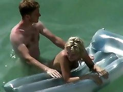Cute girl gets fucked in the water