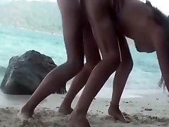 Swallowing sticky cum makes a skinny nudist teen happy