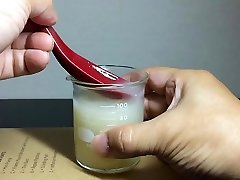 Semen in naked beauty gets drilled hard