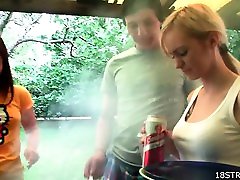 Outdoor stephai mcmehon with hot teens