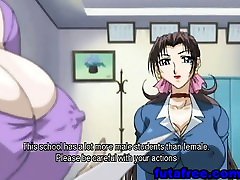 géant seins hentai babe avoir des relations sexuelles avec une futa babe