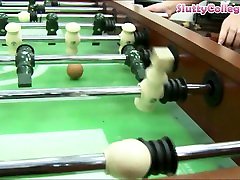 Naked pingpong and strip football ends up in alissa fucking ass huge dildo orgy