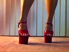 Sexy whore in platforms