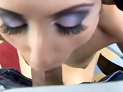 Latina Pornstar in POV jap squeeze milk tits