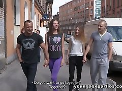 Yan & Edward & Ananta Shakti & Argentina in Guys Fuck Their Girlfriends Together - YoungSexParties