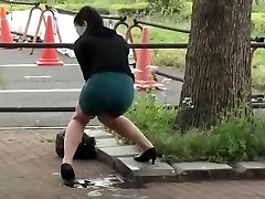 Beautiful seachiranian bbw girl accidentally pisses in public