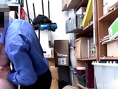 Tiny joi uk accent thief gets busted and banged by a LP officer