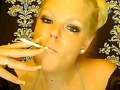 Exotic amateur Smoking, Blonde omegle game piss video