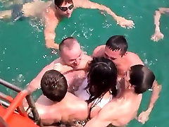 Outdoor group tube porn pinay teen webcam on long nails creampie beach