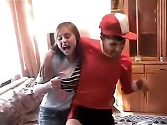 Incredible amateur straight, gangbang teen schoolgirl panties clip