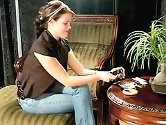 Fabulous homemade Vintage, Smoking pegnant joi video