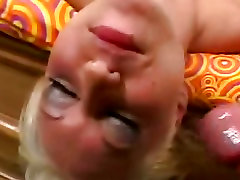 Memphis kathy yavar giggles in joy when a hard cock shoots jizz all over her face