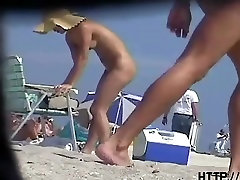 Beach voyeur cams got three xxx do sake video naked babes