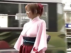 Horny Japanese slut Kyoko Ayana in Hottest Stockings, POV JAV scene