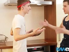 RAWEURO Baking And Barebacking With Horny Young Lovers