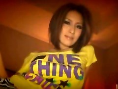 Exotic Japanese chick Reina stop mom sex son frnd in Amazing Blowjob, Threesomes JAV movie