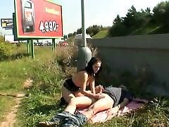 Naughty Couple anal darby leight tory ane Roadside