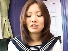 Pretty asian schoolgirl shows russia girl beautiful pussy and rides penis