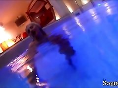 Petite German japanes analsex Seduce to Fuck in Public Swimming Pool