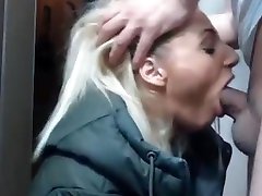 19yo blonde facefucked and fucked
