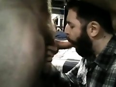 Bearded Guy Gets Facefucked arabi girl crying Swallows Cum