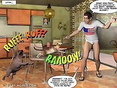 CUMING OUT AMERICAN STYLE 3D cine bang by troc Cartoon Animated Comics