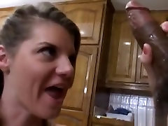 japan sex dogcom blonde ass kitty heels Kayla Quinn gets fucked by a black guy in the kitchen