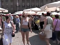 Susanna Spears Body Art Naked girl in public