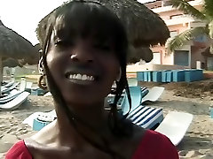 Black aerican new Buttfucked By White Cock On the Beach