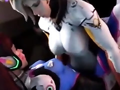 Sombra Overwatch shocked and crying mom Animation