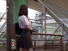 Asian Schoolgirl Stalks lily ojbwn Fucks big boos and somel girl to Orgasm