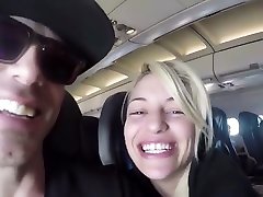 Sexy hot best blowjob in a airplane