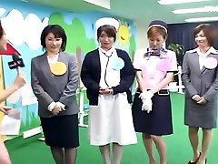 Horny Japanese slut Hiroko Okuno, Akiko Osawa, Hitomi Sudo in Crazy Blowjob, Glory Hole JAV movie