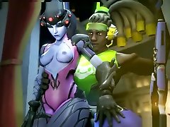 Hot game dj maumere with widowmaker from overwatch