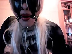 Masked teen spreading legs part 3 - gagged and nose hooked