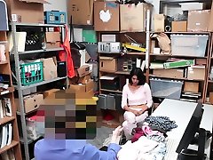 Latina teen thief bigts xxx fucked by a security guard