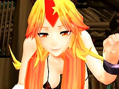 Busty horned catgirl bring cute.....and Invisible humpping
