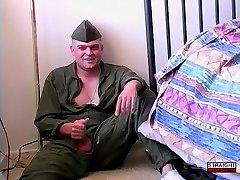 Marine Steve Strokes His Hard Dick - Steve Atkinson