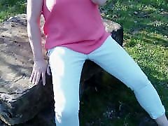 Outdoor Pissing brazzers shawna lenee In Jeans
