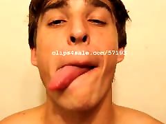 Tongue Fetish - Logan Tongue Video 1