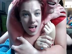 Tiny solo str8 men2 Redhead Teen Crazy Rough Fuck and Huge Facial I Webcam Couple