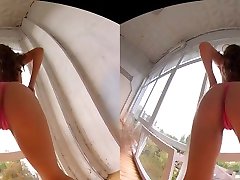 VR extreme slut squirt - High Heels & Pink Panties - StasyQVR