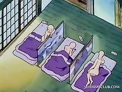 Naked anime nun having sex for the first time