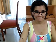Brunette Andreea does blowjob in term black dick girl wakes up while video