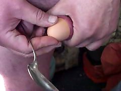 Egg and spoon foreskin - part 2 of 3