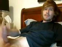Twink jerkoff his cock