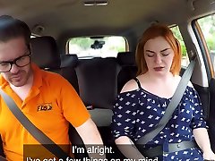 Fake Driving School sanileon xxxx hd vidioe redhead fucks in car