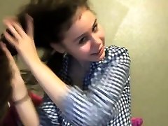 Nice body brunette miya molkhowa striptease webcam