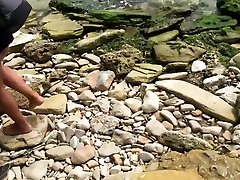 Guy CAUGHT us & People WATCHING Beach Sex show ends w Public CUM WALK